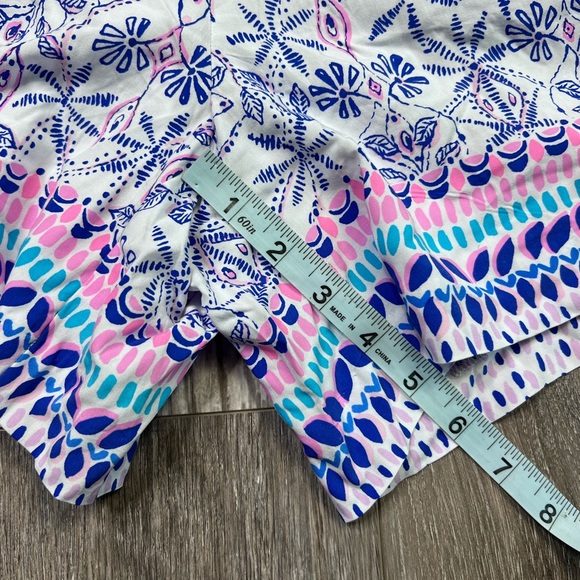 Lilly Pulitzer Neilah Mid-Rise Short in Resort White Time to Shine Engineered - Picture 5 of 8